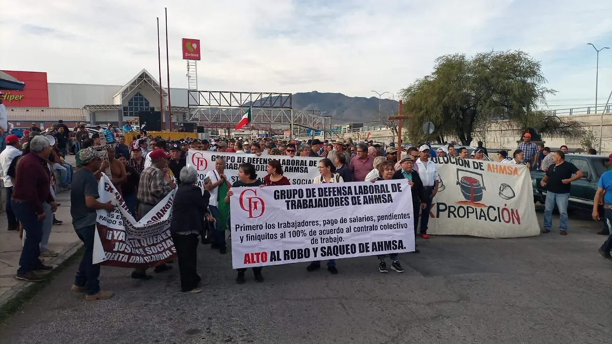 Trabajadores AHMSA